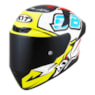 Capacete KYT TT Course 98 BOMB 