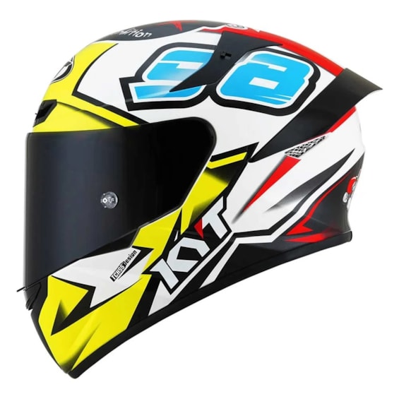 Capacete KYT TT Course 98 BOMB 