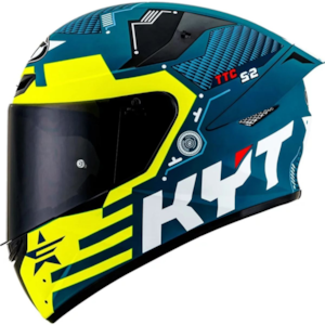 CAPACETE KYT TT COURSE FUSELAGE BRILHANTE
