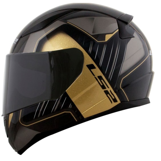 Capacete LS2 FF353 Rapid Medal GOLD 