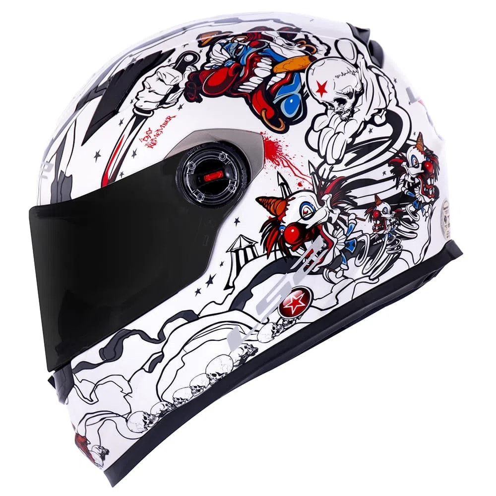 Procurando por CAPACETE LS2 FF358 CRAZY CLOWN
