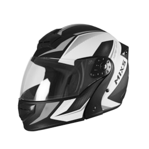 Capacete MIXS Gladiator Neo Articulado Robocop Fosco 