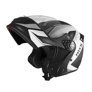 Capacete MIXS Gladiator Neo Articulado Robocop Fosco 