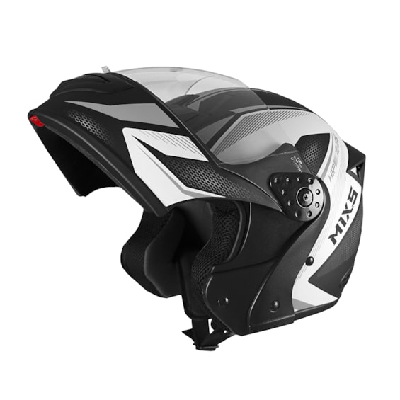 Capacete MIXS Gladiator Neo Articulado Robocop Fosco 