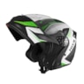 Capacete MIXS Gladiator Neo Articulado Robocop Fosco 