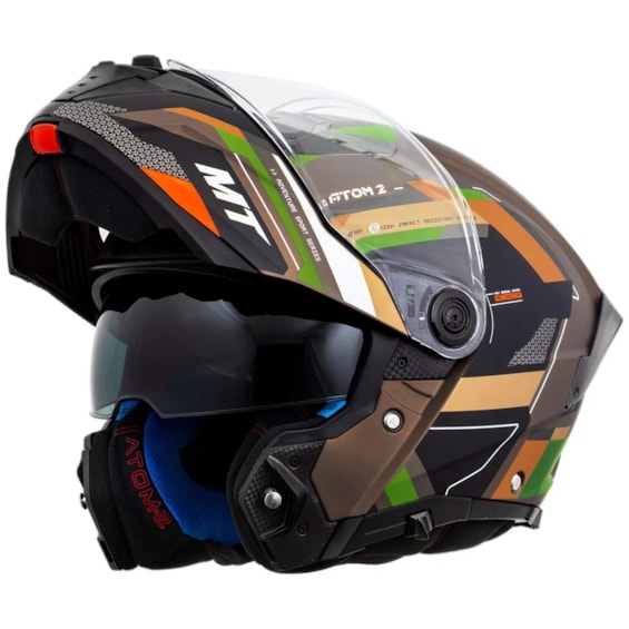 CAPACETE MT ATOM 2 SV ARTICULADO BAST A6