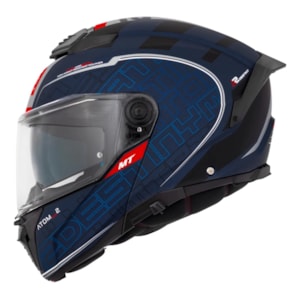 CAPACETE MT ATOM 2 SV ARTICULADO DESTINY FOSCO