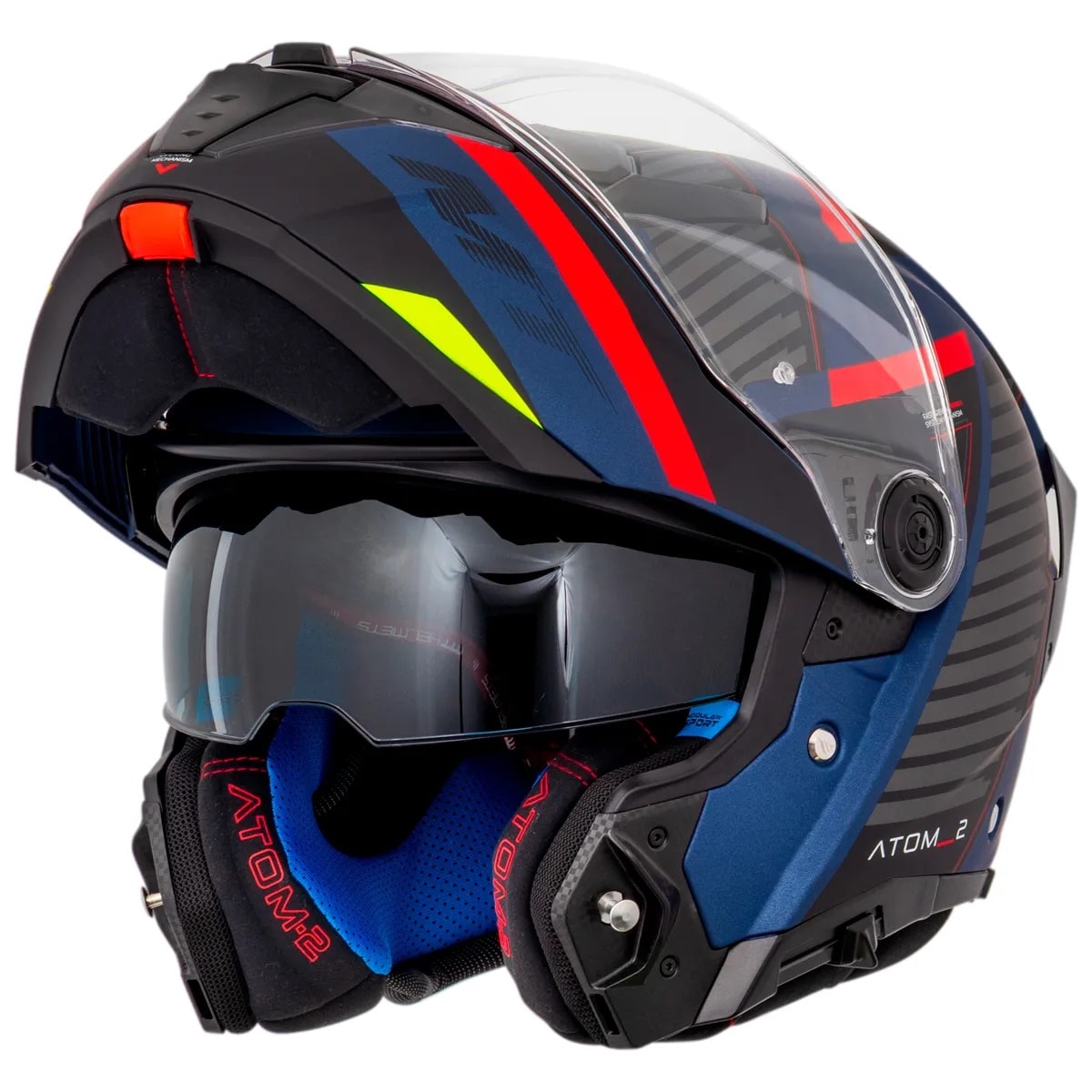CAPACETE MT ATOM 2 SV ARTICULADO LINKING B5 FOSCO