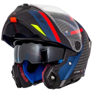 CAPACETE MT ATOM 2 SV ARTICULADO LINKING B5 FOSCO