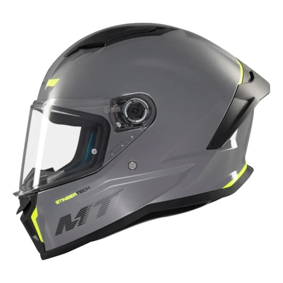 CAPACETE MT BRAKER SV SOLID A12 CINZA