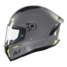 CAPACETE MT BRAKER SV SOLID A12 CINZA