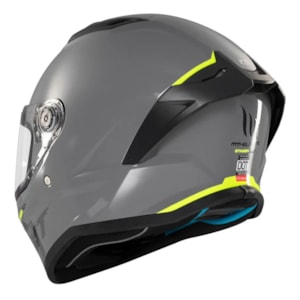 CAPACETE MT BRAKER SV SOLID A12 CINZA