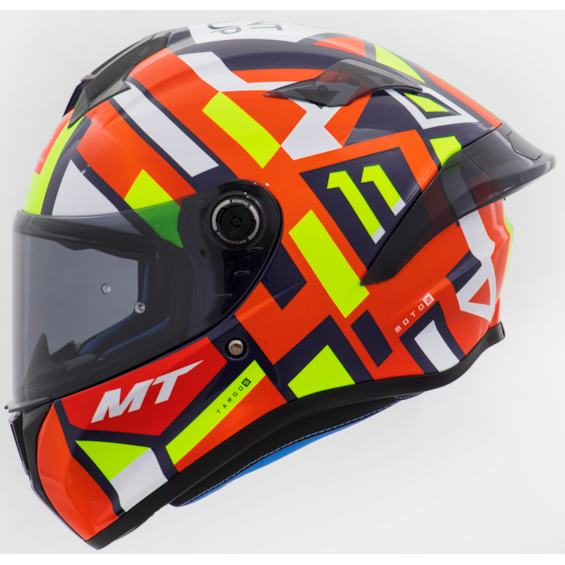 CAPACETE MT TARGO S SERGIO GARCIA C4 FLUOR 