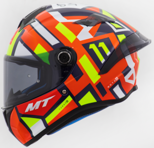 CAPACETE MT TARGO S SERGIO GARCIA C4 FLUOR 