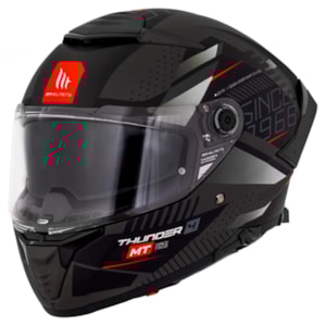 CAPACETE MT THUNDER 4 LUMINENCE D1 FOSCO