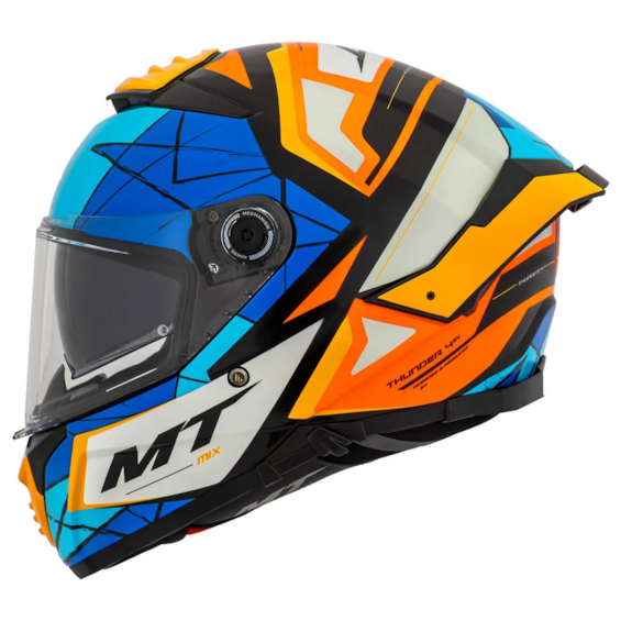 CAPACETE MT THUNDER 4 SV MIX C4 FLUO