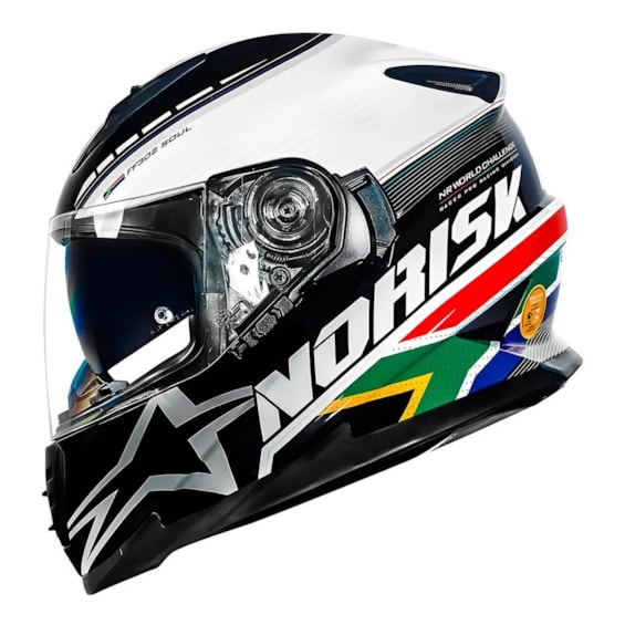 CAPACETE NORISK FF302 GRAND PRIX AFRICA