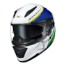 CAPACETE NORISK FF302 GRAND PRIX BRASIL