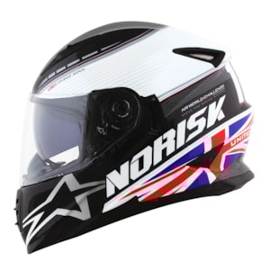 CAPACETE NORISK FF302 GRAND PRIX REINO UNIDO