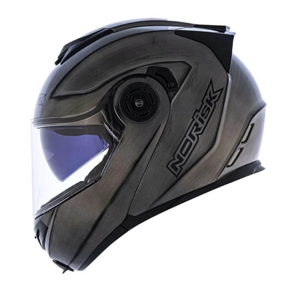 Capacete Norisk FF345 SV Route IRON Chrome 