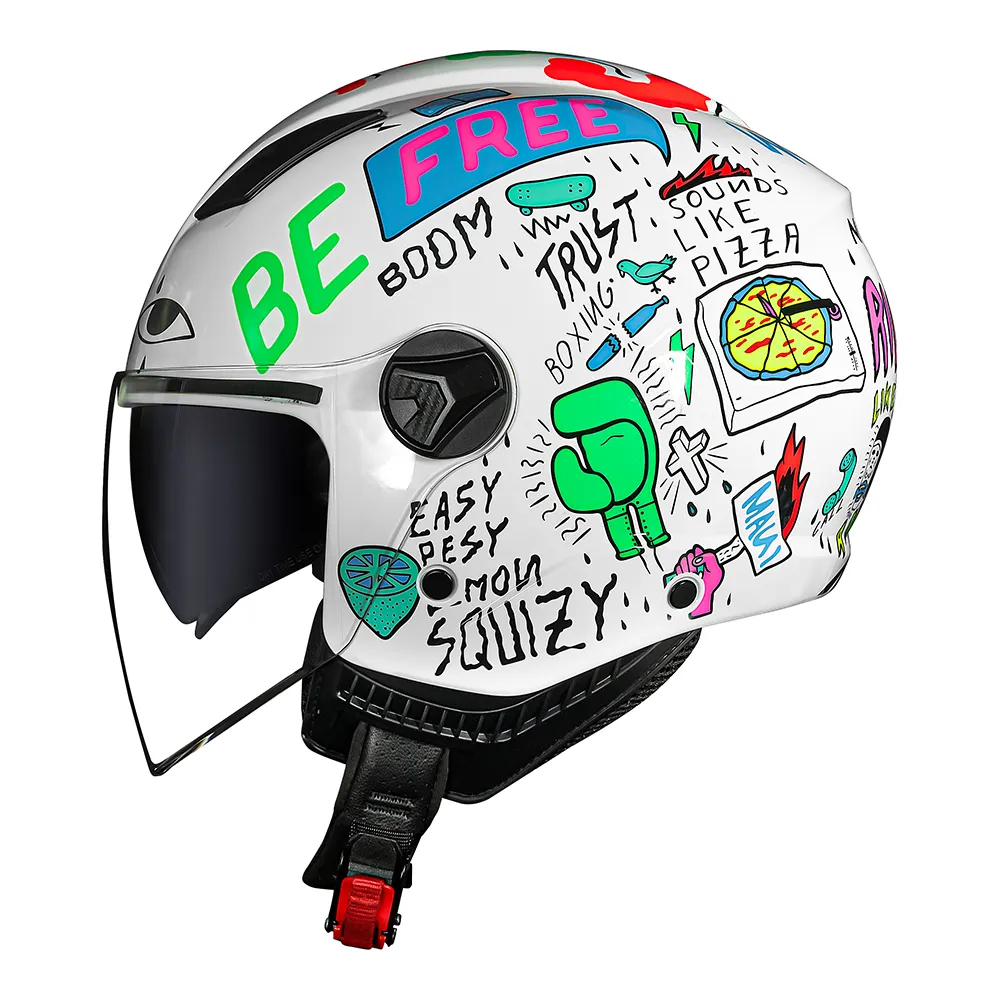 Capacete Norisk Orion SV Free Aberto: Proteção e Estilo na