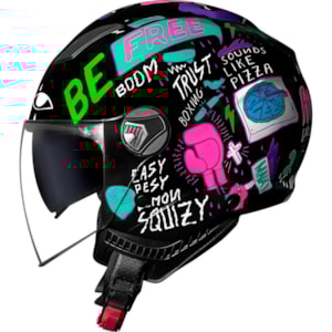 CAPACETE NORISK ORION SV FREE ABERTO