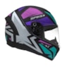 CAPACETE PEELS SPIKE II 1ST FOSCO PRETO-ROXO