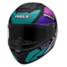 CAPACETE PEELS SPIKE II 1ST FOSCO PRETO-ROXO