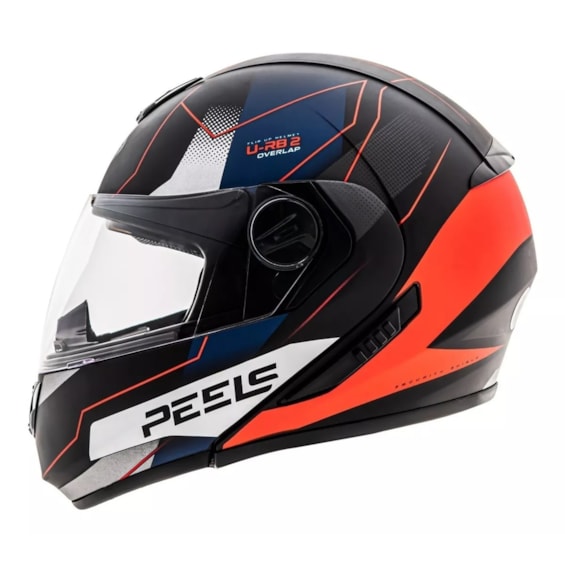 Capacete Peels U-RB 2 Overlap Fosco 