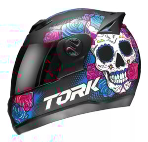 Capacete PRO TORK Evolution G7 Mexican SKULL Fosco 