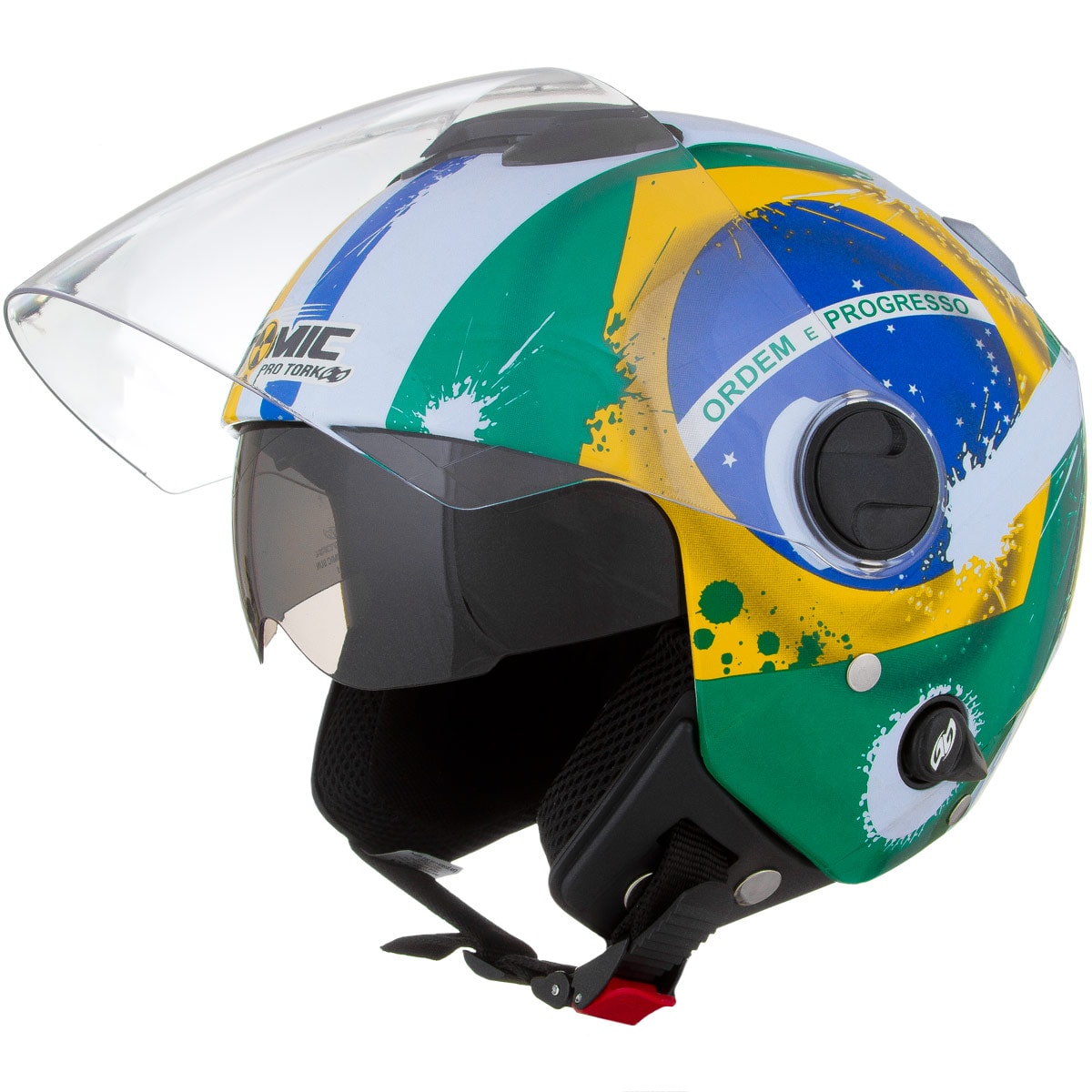 Capacete Pro Tork New Atomic Sv Brasil - Paulinho Motos