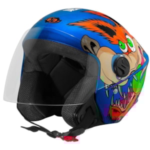 Capacete PRO TORK NEW Liberty Three Coyote Aberto 