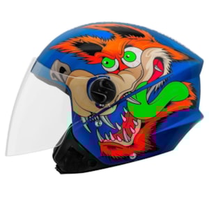 Capacete PRO TORK NEW Liberty Three Coyote Aberto 