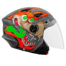 Capacete PRO TORK NEW Liberty Three Coyote Aberto 