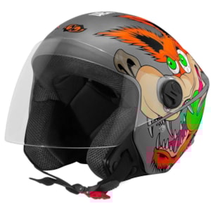 Capacete PRO TORK NEW Liberty Three Coyote Aberto Fosco