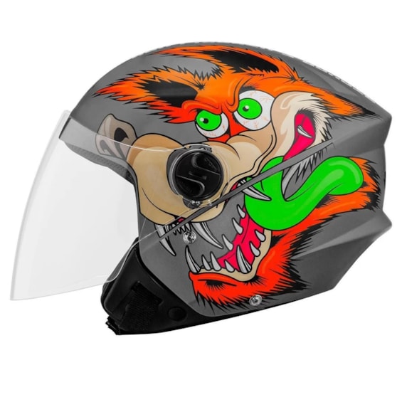 Capacete PRO TORK NEW Liberty Three Coyote Aberto Fosco 