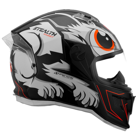 Stealthy Rabbit CAPACETE PRO TORK STEALTH RABBIT FOSCO | PRETO | 60