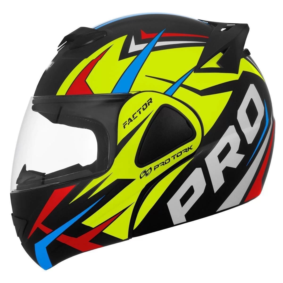 CAPACETE PRO TORK V-PRO JET FACTOR ARTICULADO FOSCO - Paulinho Motos