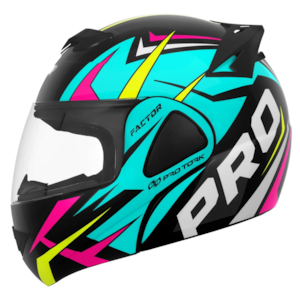 CAPACETE PRO TORK V-PRO JET FACTOR BRILHANTE