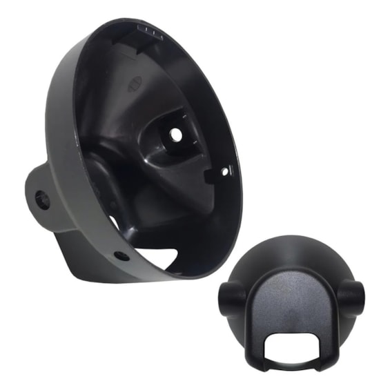 CARCACA FAROL SUZUKI YES 125 PRETO (PLASMOTO)