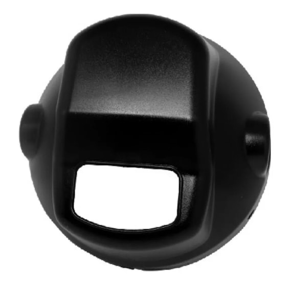 CARCACA FAROL YBR 125 / FACTOR / FAZER 250 PRETO (PLASMOTO)