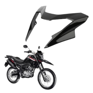 CARENAGEM FAROL BROS 160 25- PRETO (LATERAL) PLASMOTO