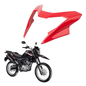 CARENAGEM FAROL BROS 160 25- VERMELHO FIGHTING (LATERAL) PLASMOTO