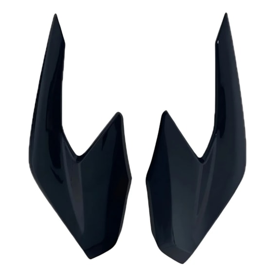 CARENAGEM FAROL CB 250 TWISTER 16-17 PRETO (LATERAL) PLASMOTO