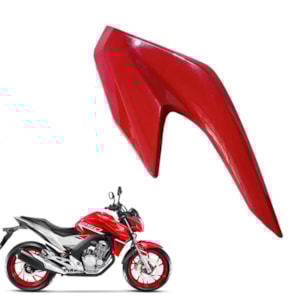 CARENAGEM FAROL CB 250 TWISTER 16 E 18 VERMELHO MARRAKESH PEROLIZADO (LATERAL) PLASMOTO
