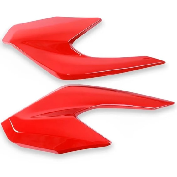 CARENAGEM FAROL  CB 250 TWISTER 17 E 21-22 VERMELHO MACEIO (LATERAL) PLASMOTO