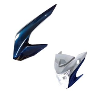 CARENAGEM FAROL CB 250 TWISTER 18 AZUL CRUZEIRO PEROLIZADO (LATERAL) PLASMOTO