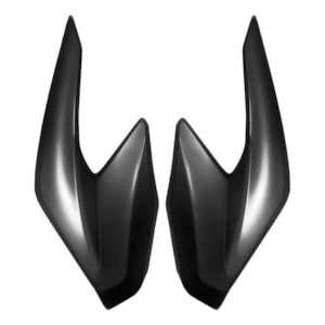 CARENAGEM FAROL CB 250 TWISTER 21-22 CINZA CROW METALICO (LATERAL) PLASMOTO