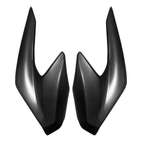 CARENAGEM FAROL CB 250 TWISTER 21-22 CINZA CROW METALICO (LATERAL) PLASMOTO