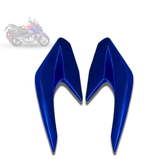CARENAGEM FAROL CB 250 TWISTER 21 AZUL TWISTER PEROLIZADO (LATERAL) PLASMOTO